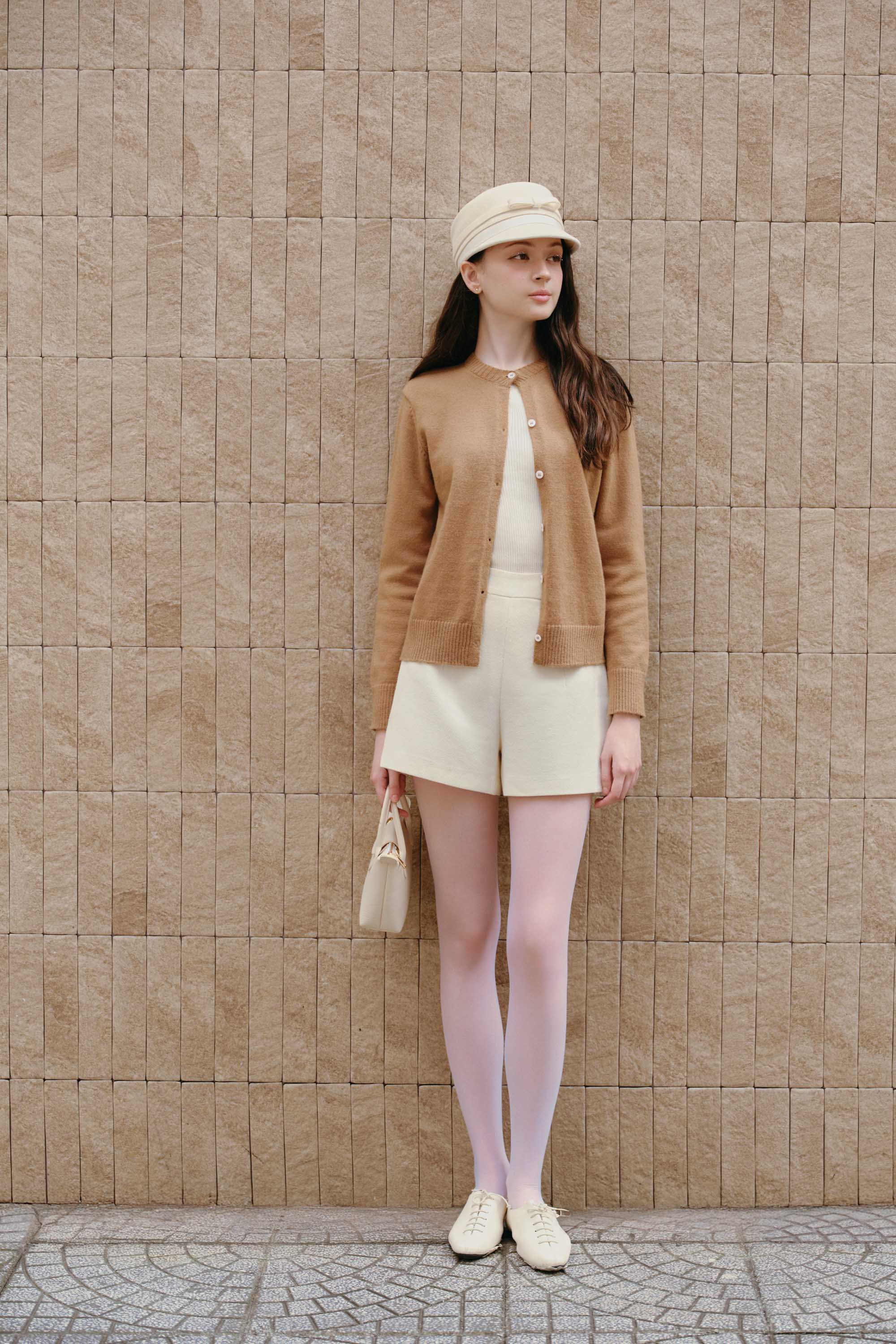 Set 2 áo len suông cổ tròn