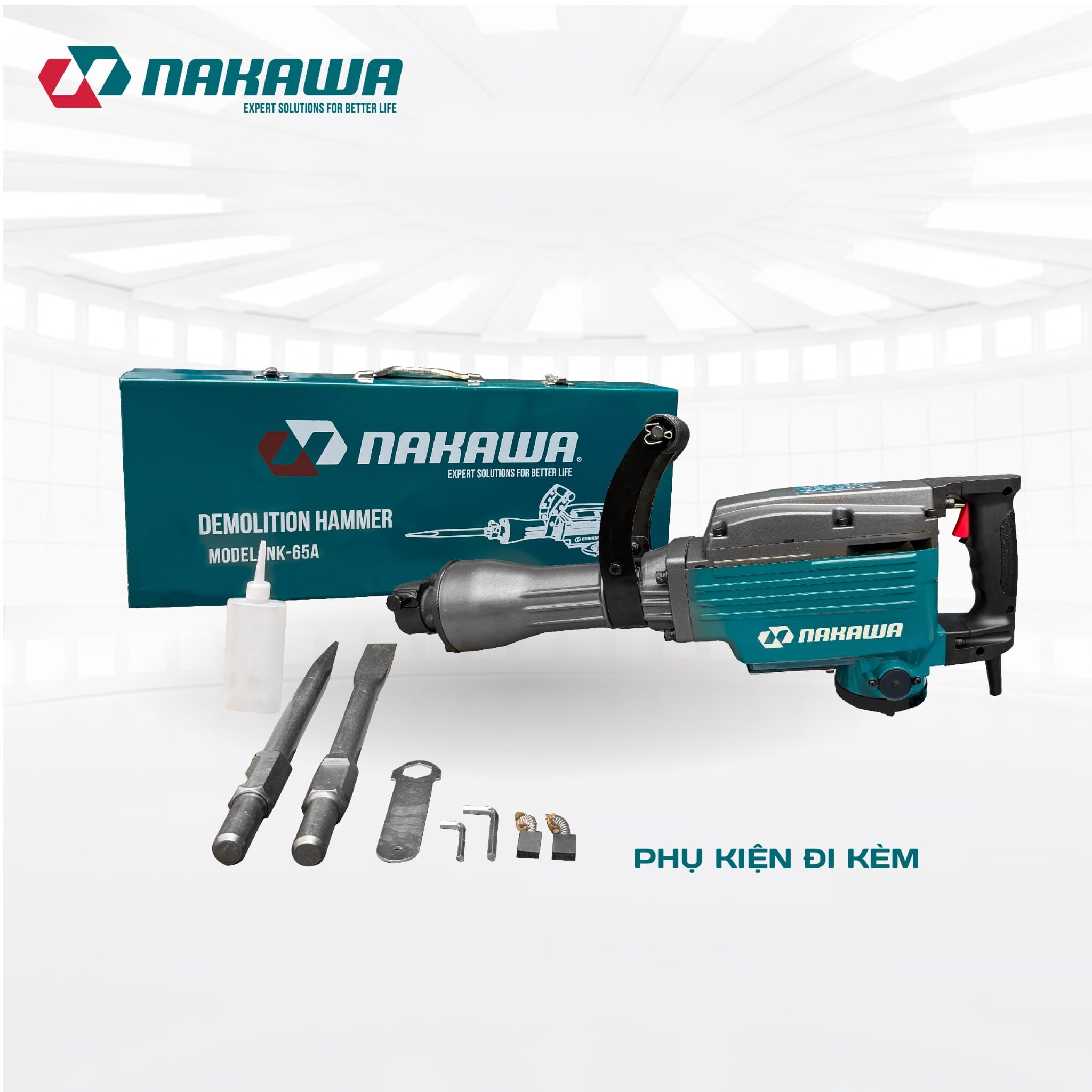 Máy đục bê tông 30mm Nakawa NK-D065A ( 1900W )