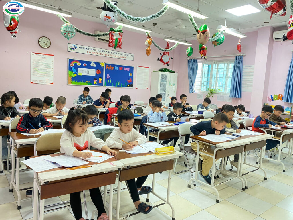 Học thêm toán tiếng anh toán timo HKIMO cho học sinh lớp 1 2 3 4 5 tại Tây Hồ 22.4.25