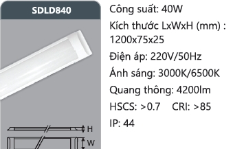 ĐÈN BÁN NGUYỆT 1.2M