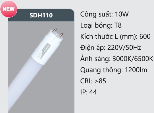 BÓNG TUÝP LED 0.6M