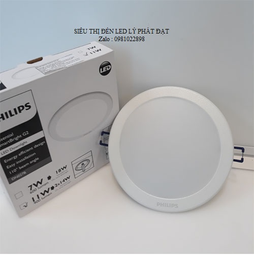 ĐÈN LED DOWNLIGHT DN027B TRÒN 7W Ø 100