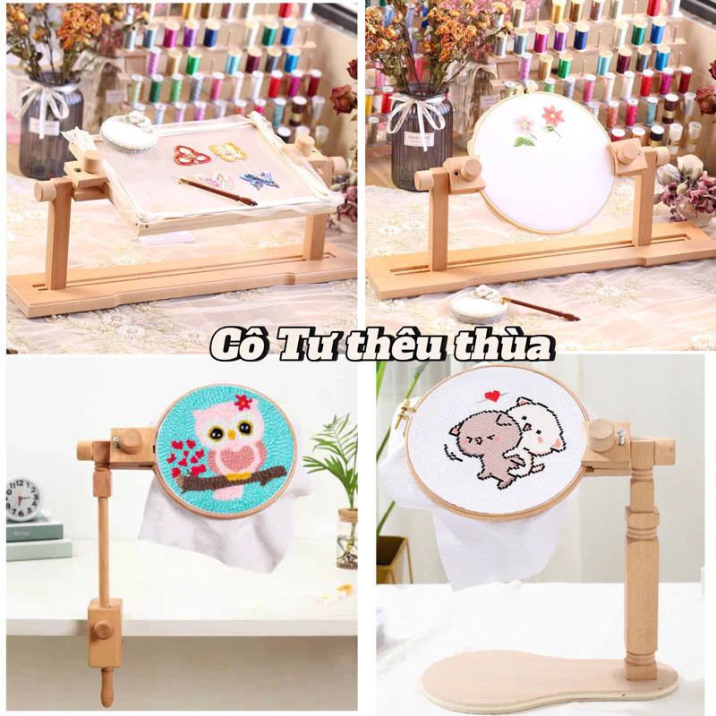 Đế kẹp khung thêu gỡ, giá đỡ khung thêu - M1- Đếđể bàn có chân