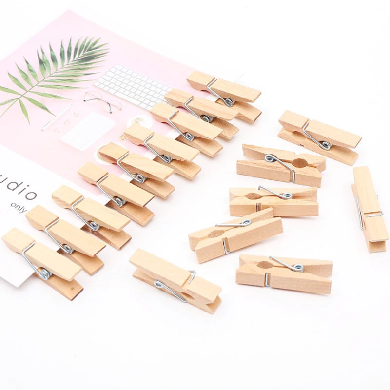 Kẹp gỗ set 10 cái - 3,5x0,7cm