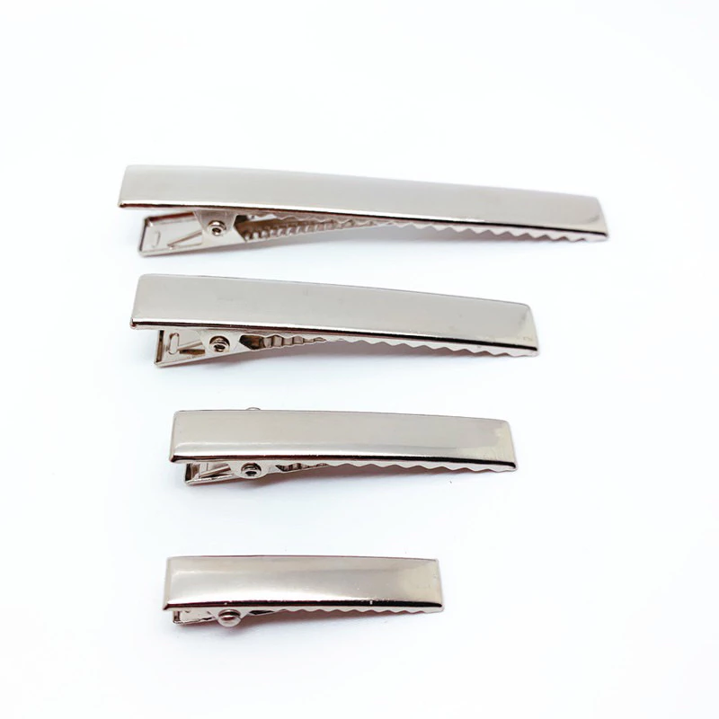 Phôi kẹp mỏ vịt handmade set 10 chiếc - 7,5cm