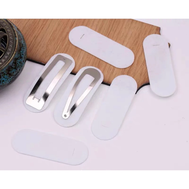 Set 10c vải nỉ lót phôi kẹp tóc cắt sẵn - 10c vuông 5cm