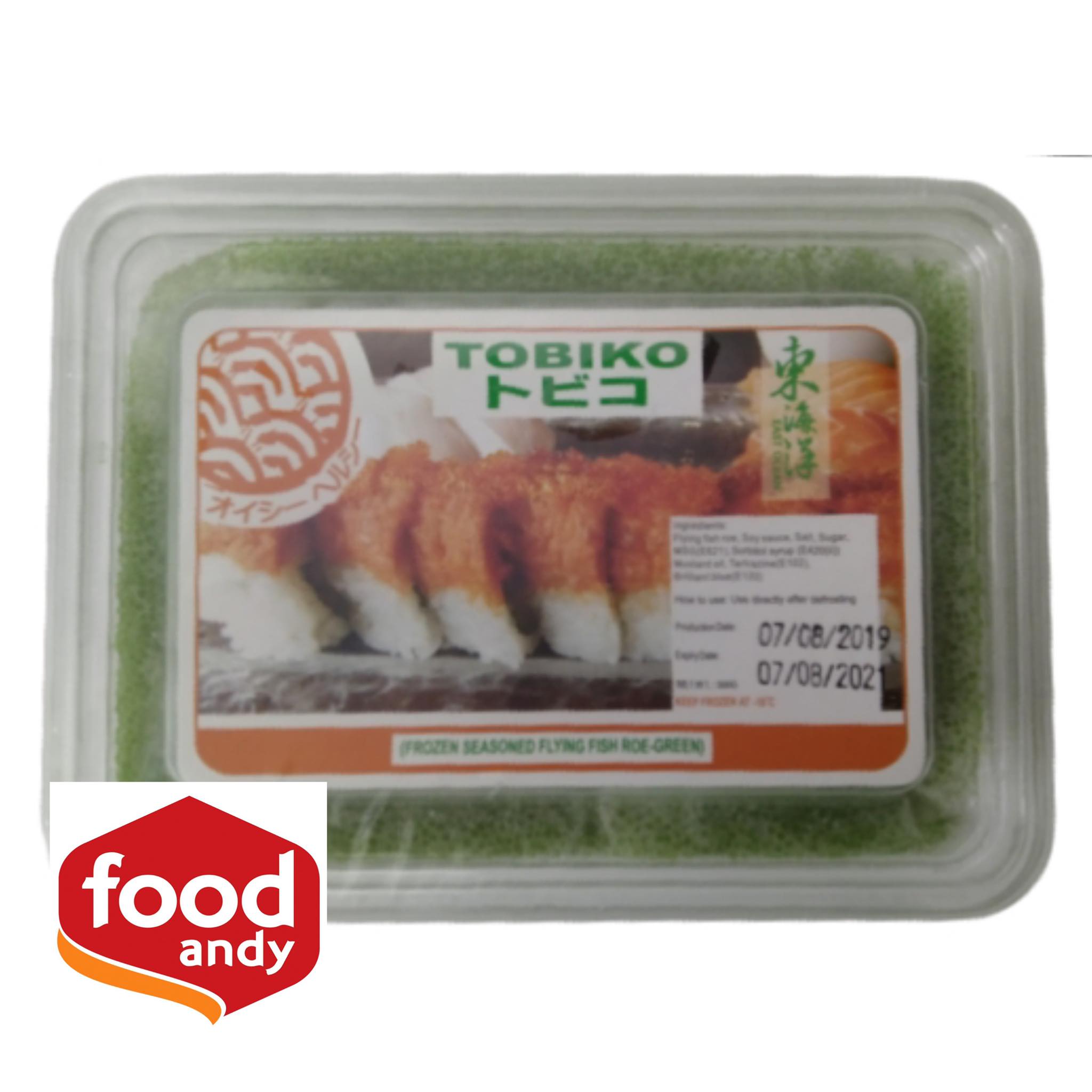 Trứng cá chuồn xanh - tobiko green 500g