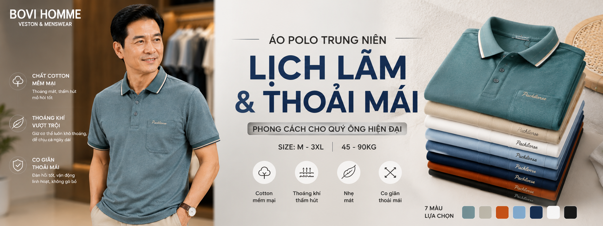 Áo Thun Trung Niên
