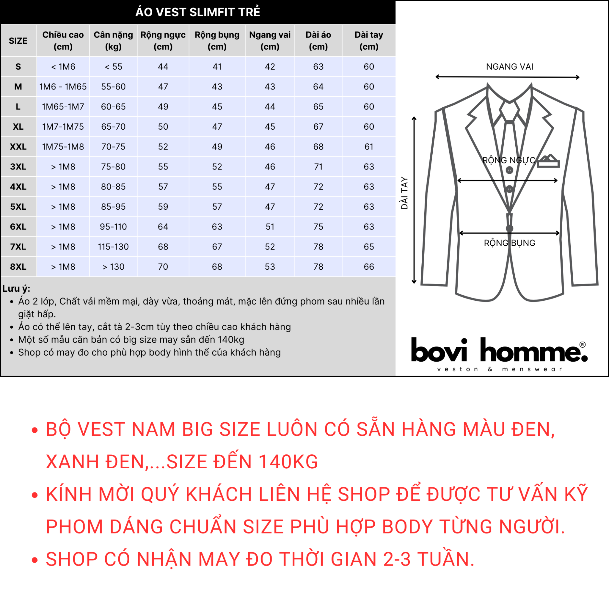 Áo khoác vest đen phối nửa sọc 2608 size lớn | Quần áo size lớn | Quần áo  ngoại cỡ | Shop size lớn