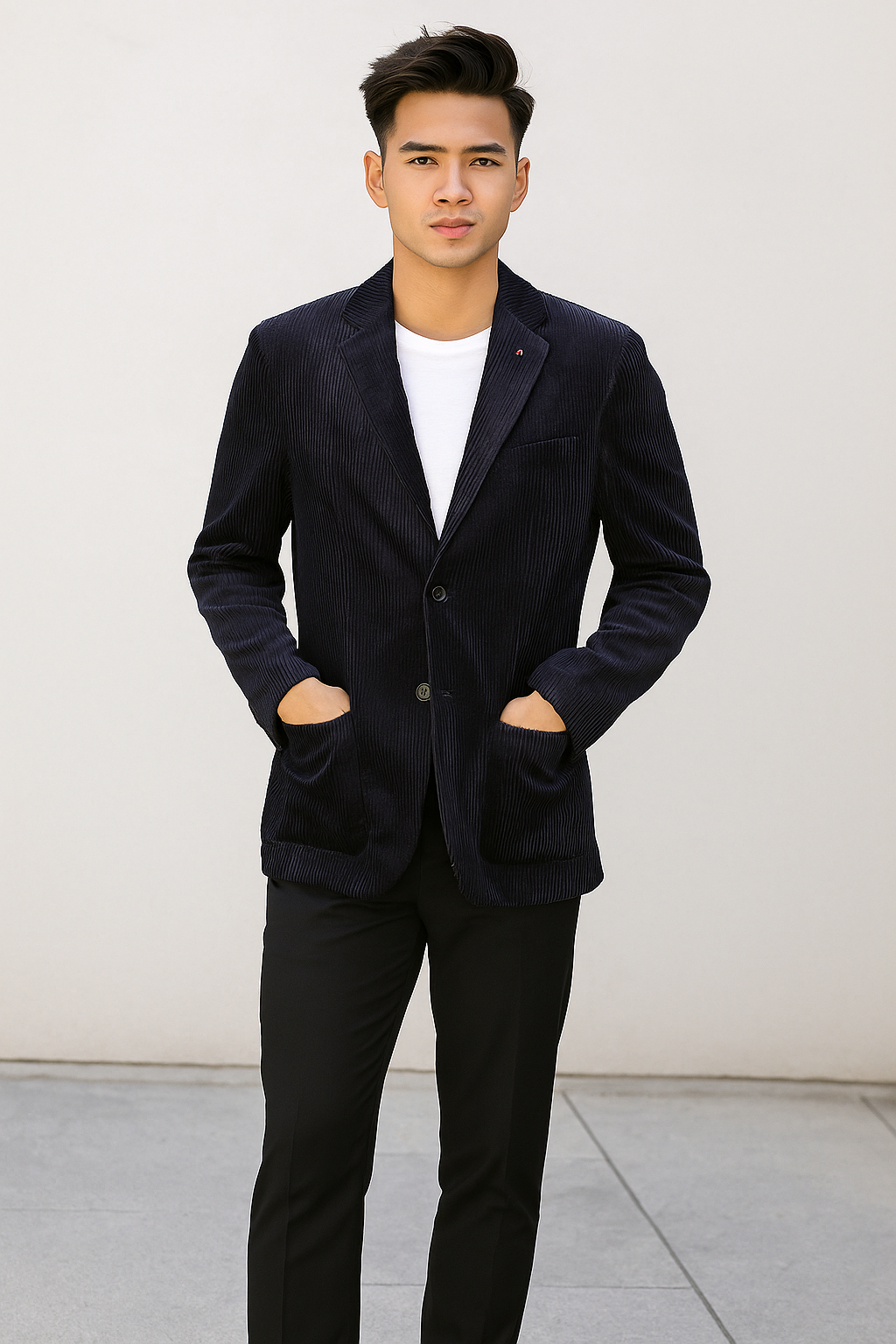 Áo khoác vest blazer hàn quốc AVB004