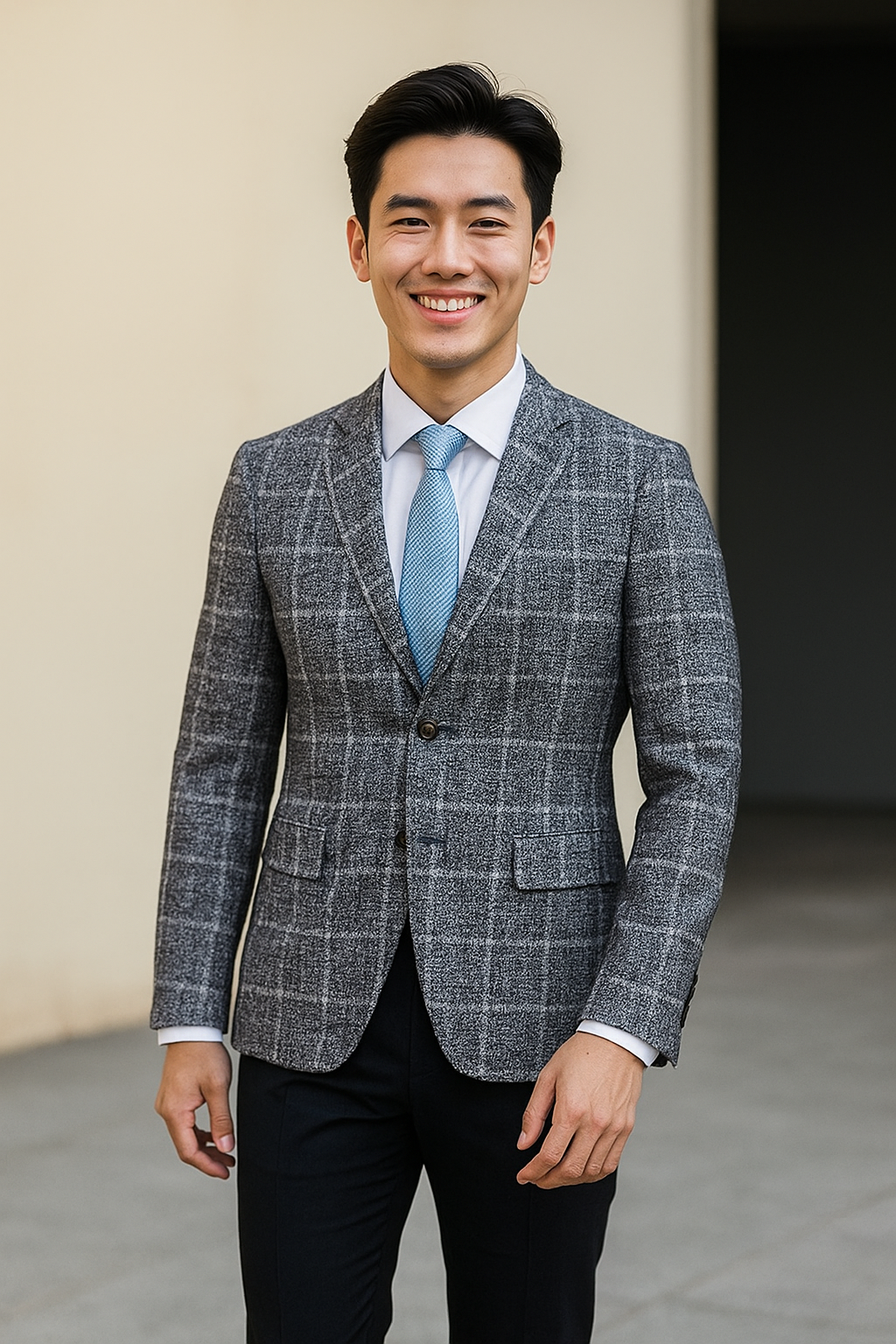 Áo khoác vest blazer hàn quốc AVB005
