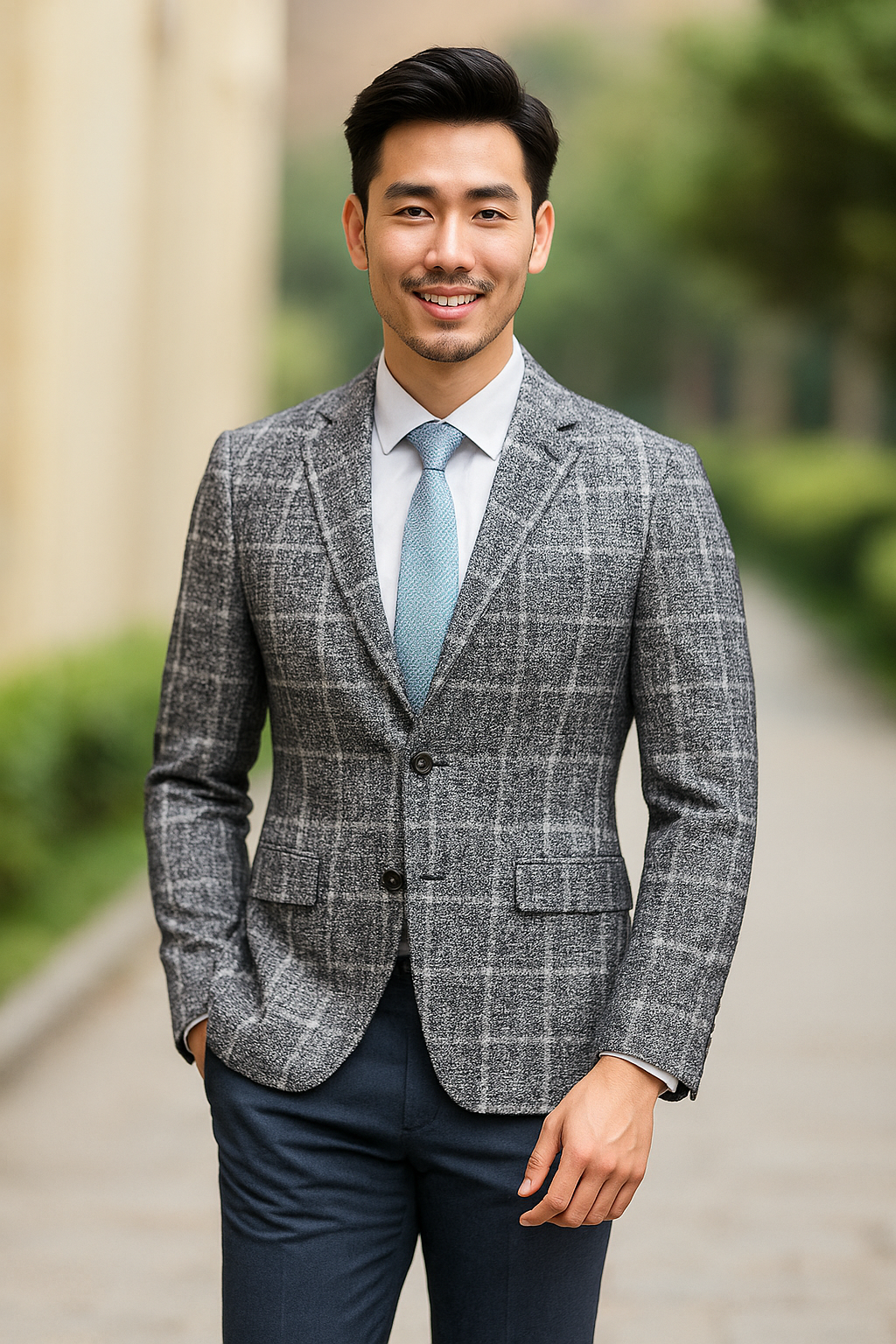 Áo khoác vest blazer hàn quốc AVB005