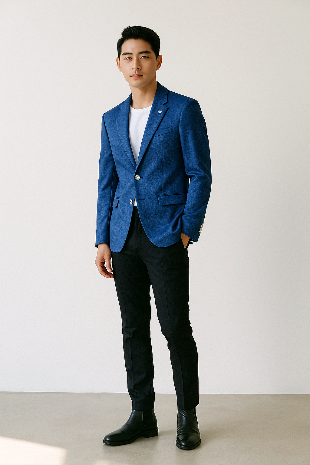 Áo khoác vest blazer hàn quốc AVB007