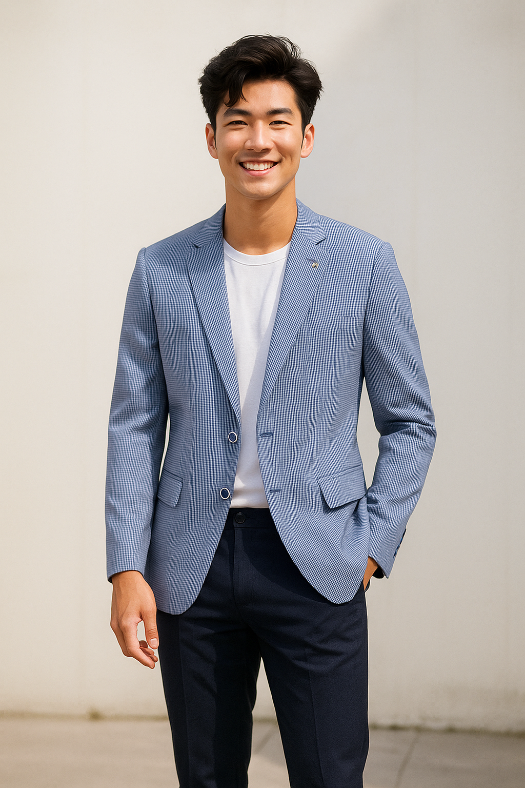 Áo khoác vest blazer hàn quốc AVB016