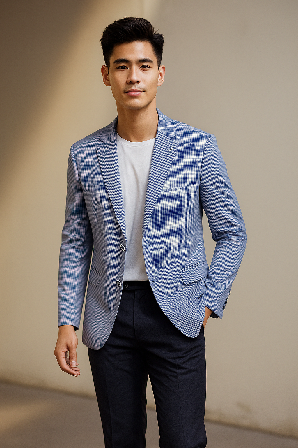 Áo khoác vest blazer hàn quốc AVB016