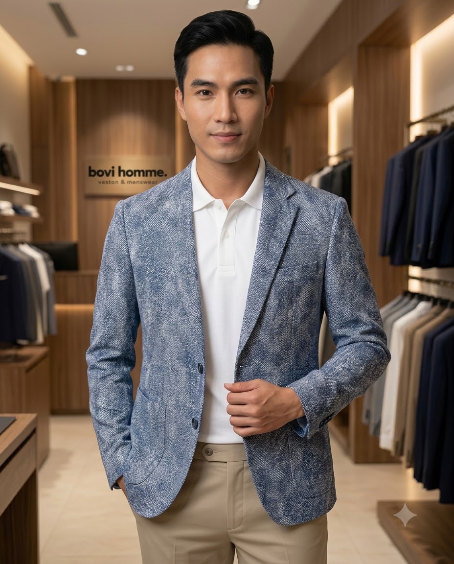 Áo khoác vest blazer hàn quốc AVB018