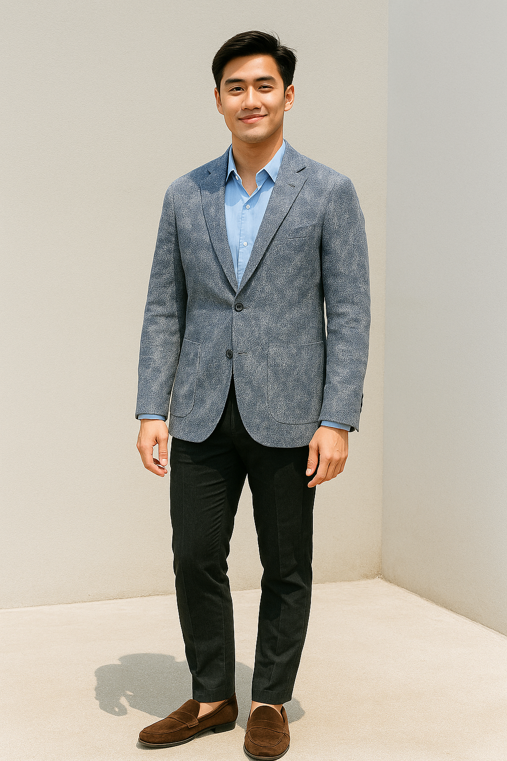 Áo khoác vest blazer hàn quốc AVB018