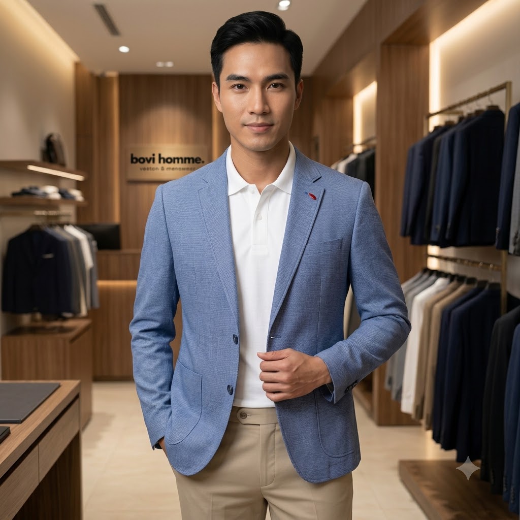 Áo khoác vest blazer hàn quốc AVB020