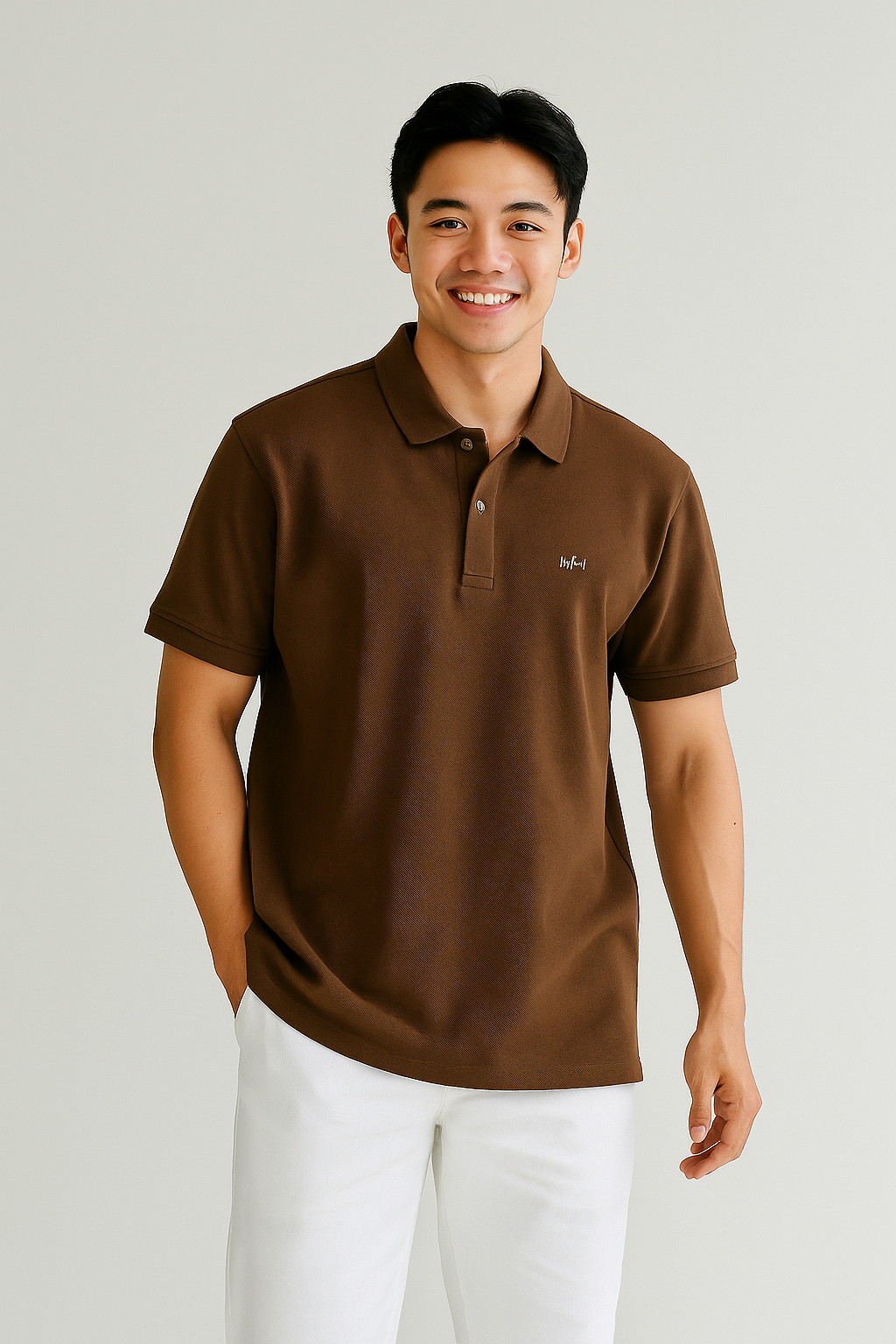 Áo polo nâu 746-6