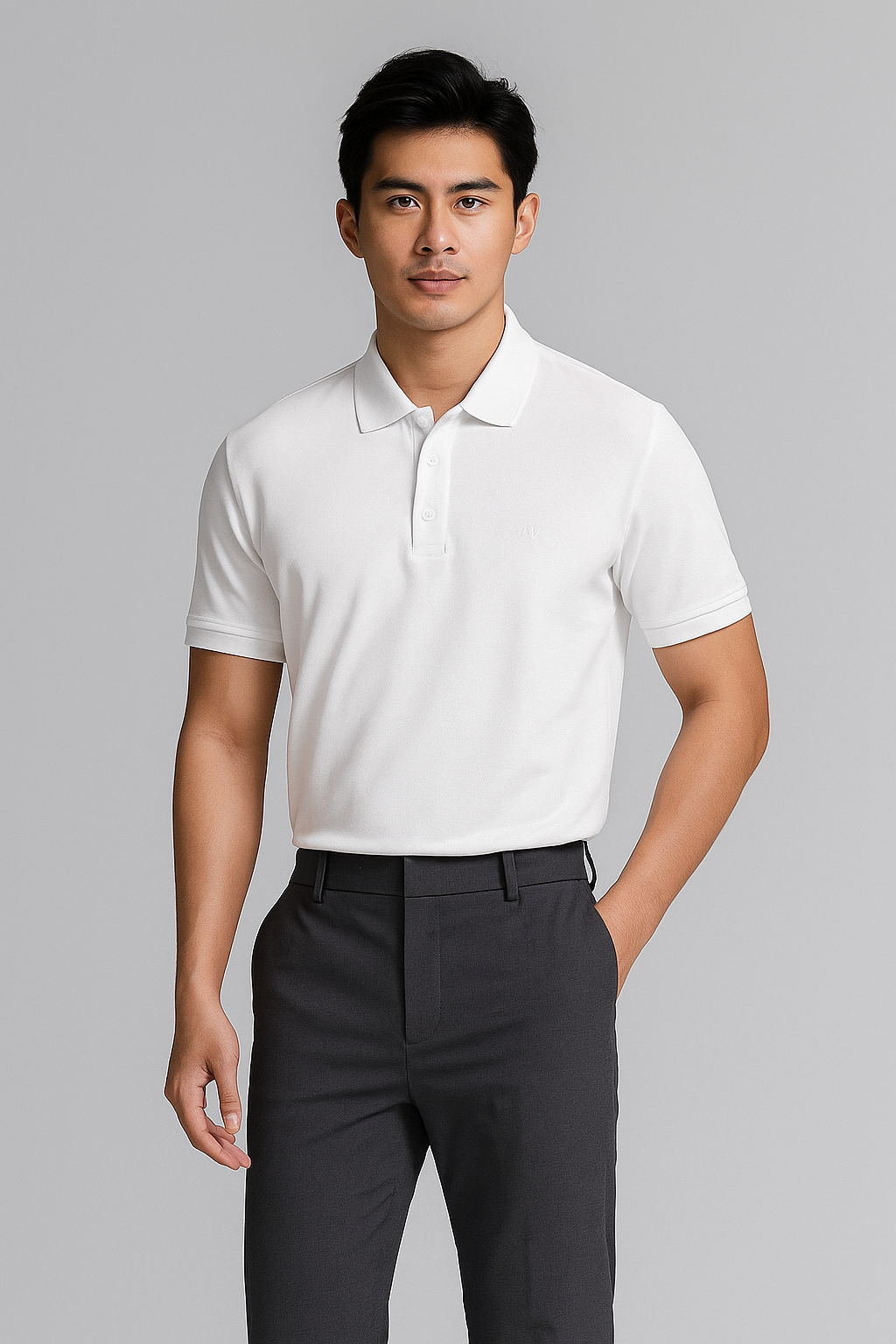 Áo polo trắng 16.746-5