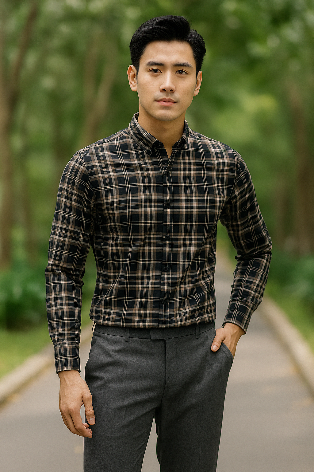 Áo sơ mi nam caro SD2054-2