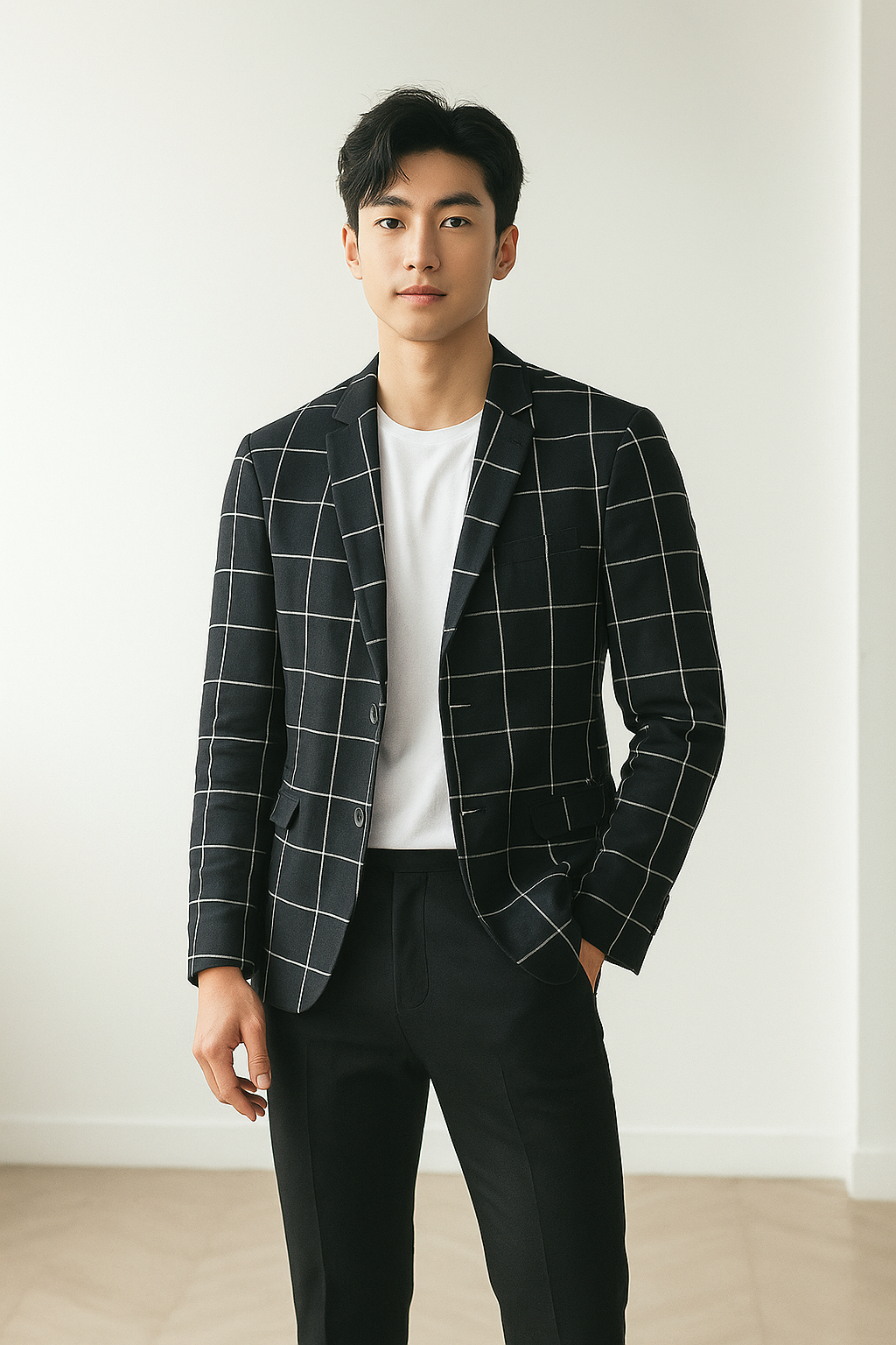 Áo vest blazer hàn quốc AVB034