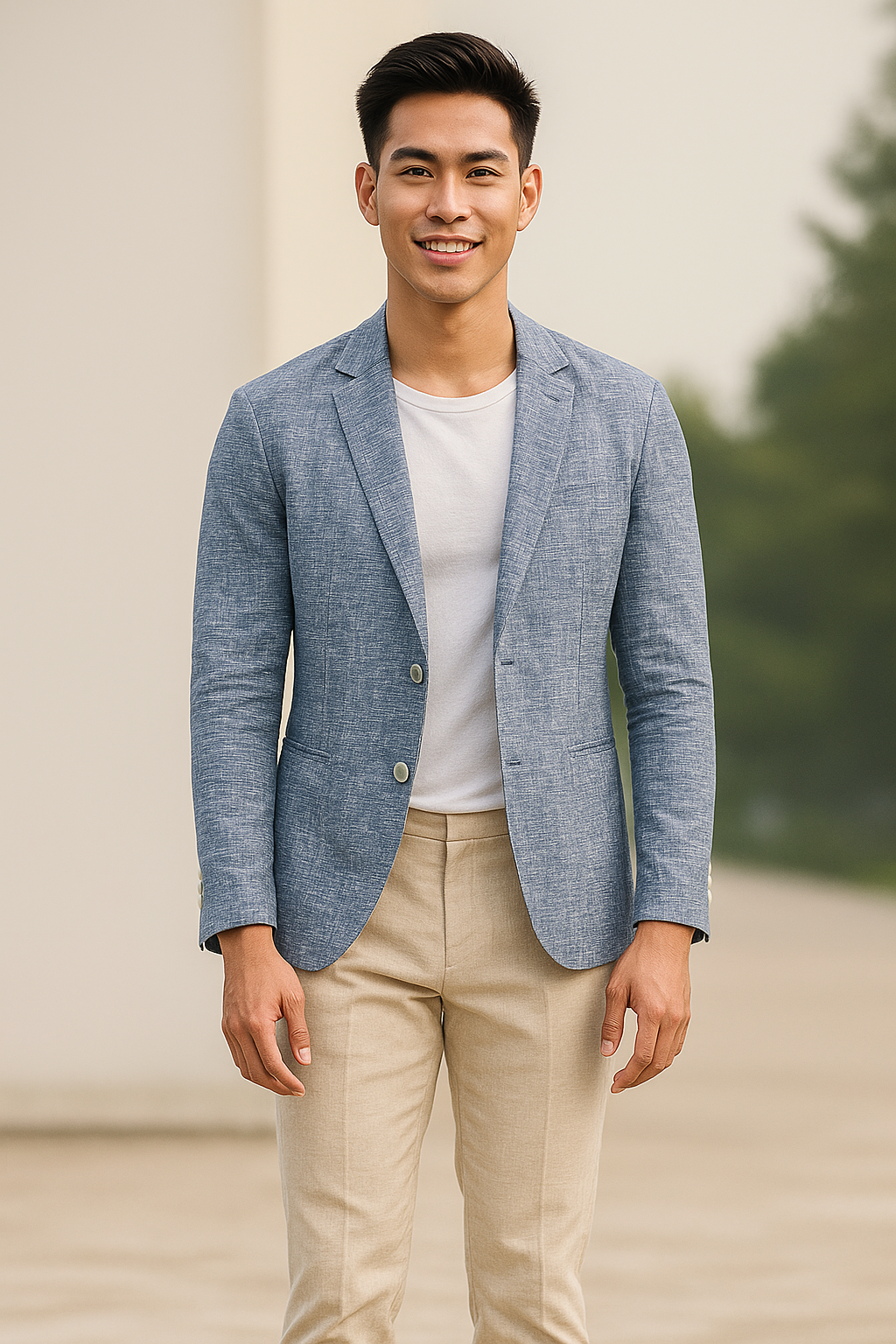 Áo vest blazer hàn quốc AVB036