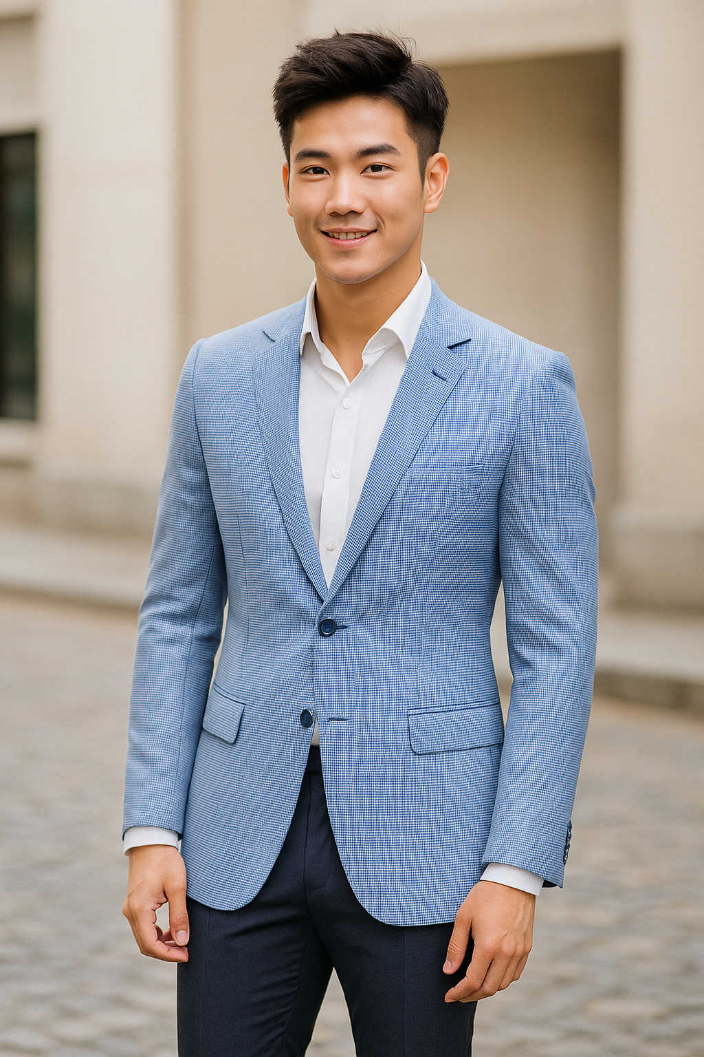Áo vest blazer hàn quốc AVB045