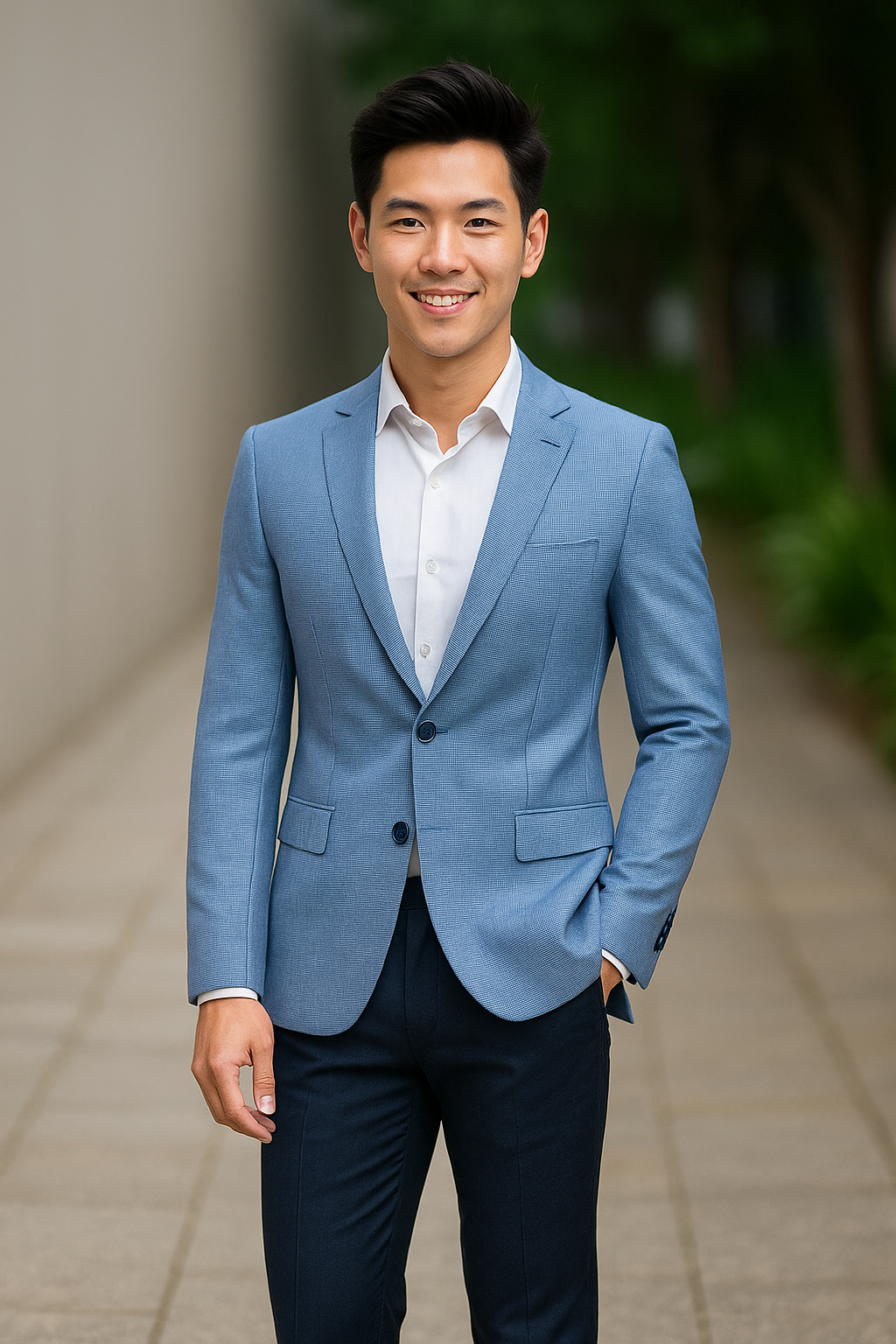 Áo vest blazer hàn quốc AVB045