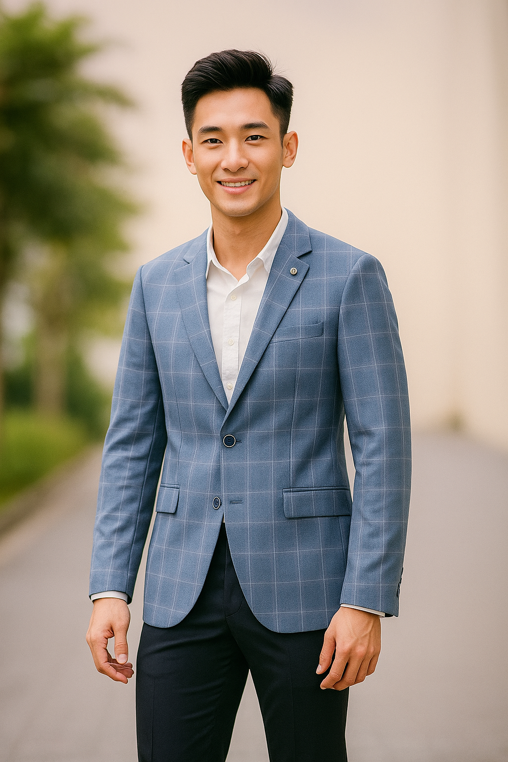 Áo vest blazer hàn quốc AVB048