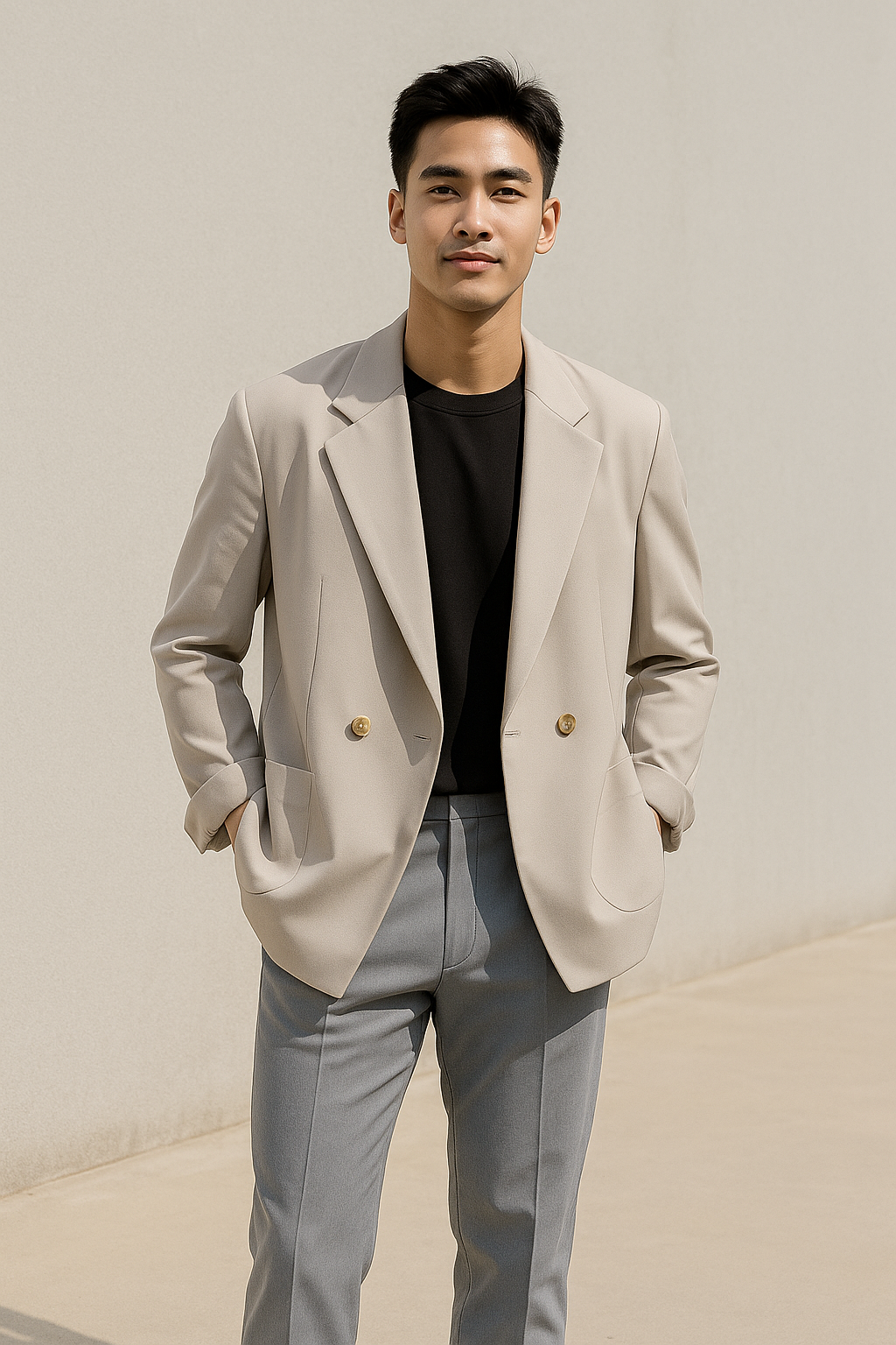 Áo vest blazer hàn quốc AVB060