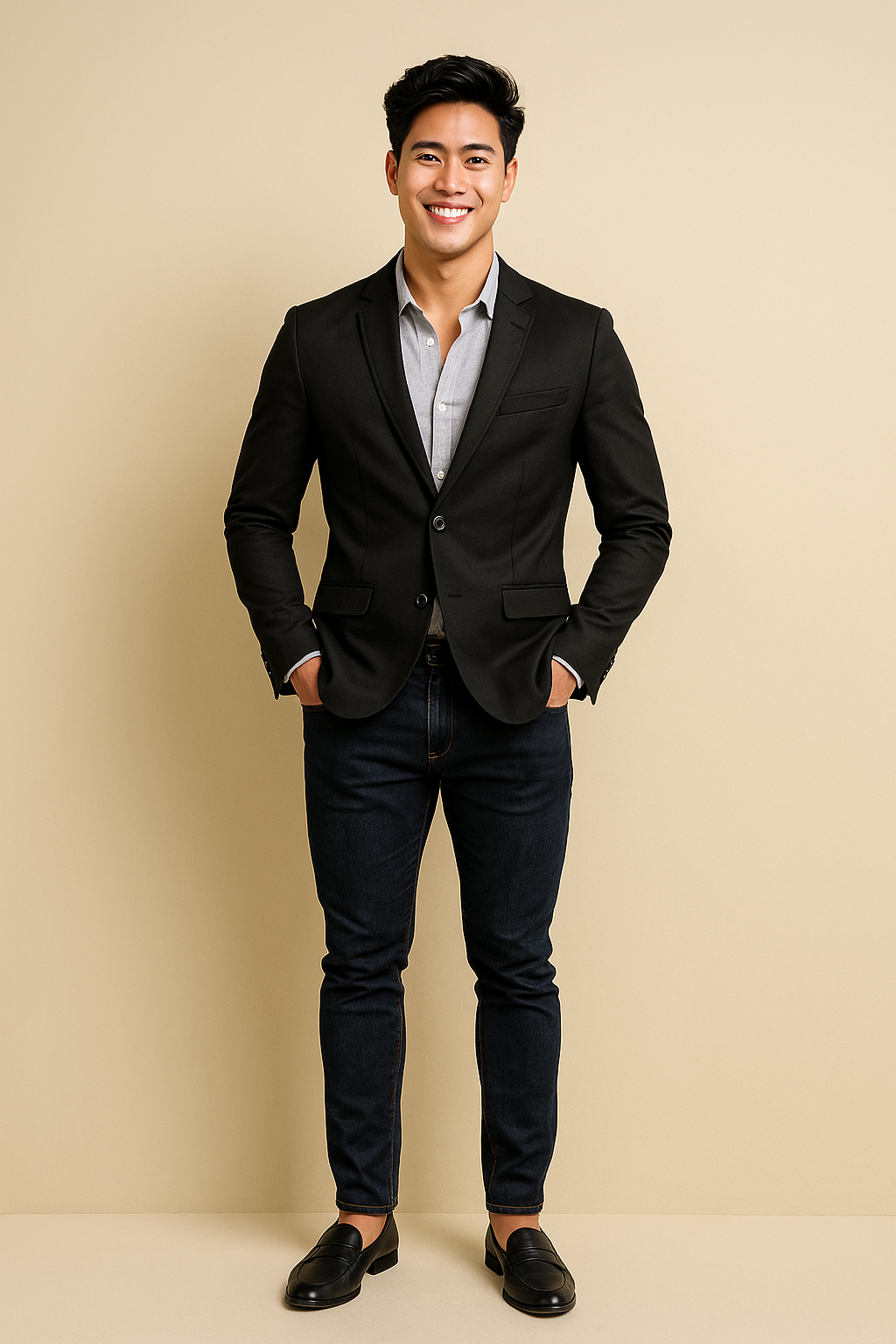 Áo vest blazer hàn quốc AVB065