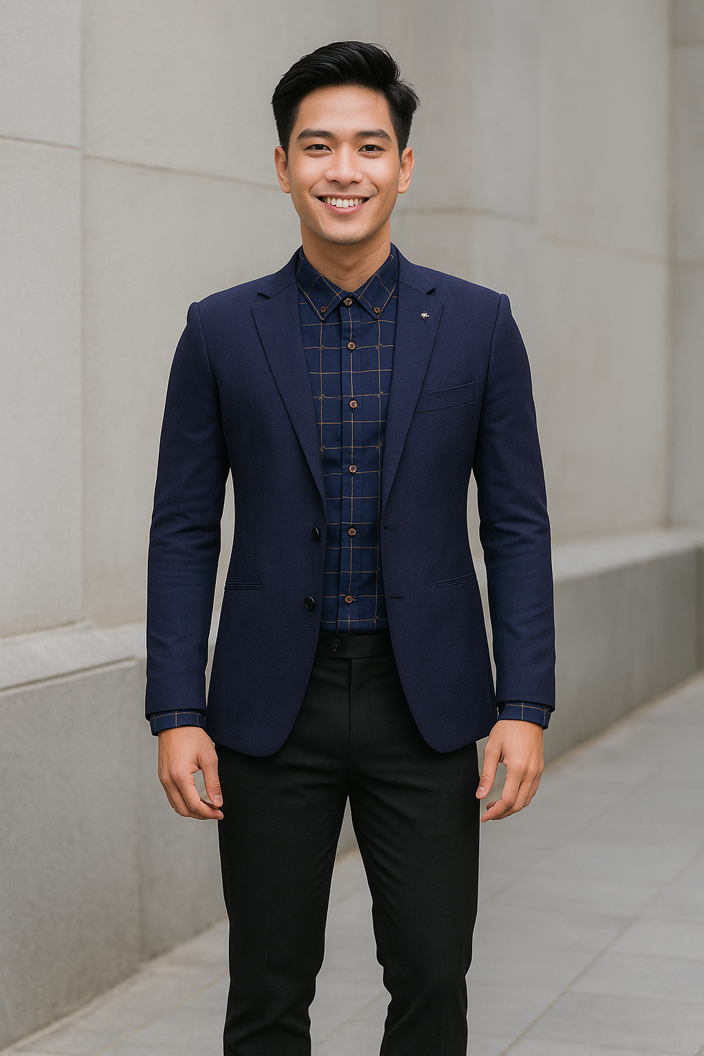 Áo vest blazer hàn quốc AVB066