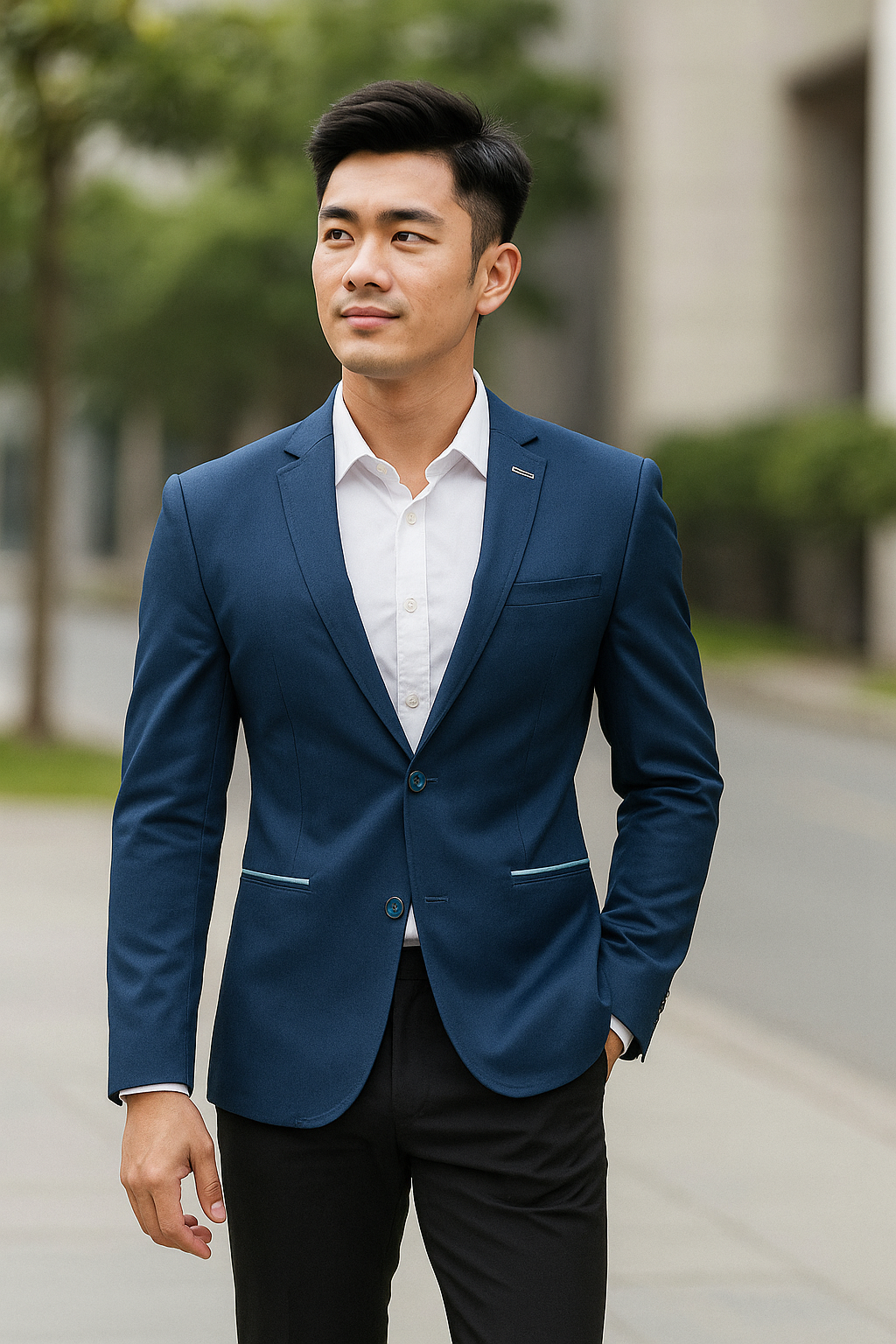 Áo vest blazer hàn quốc AVB067