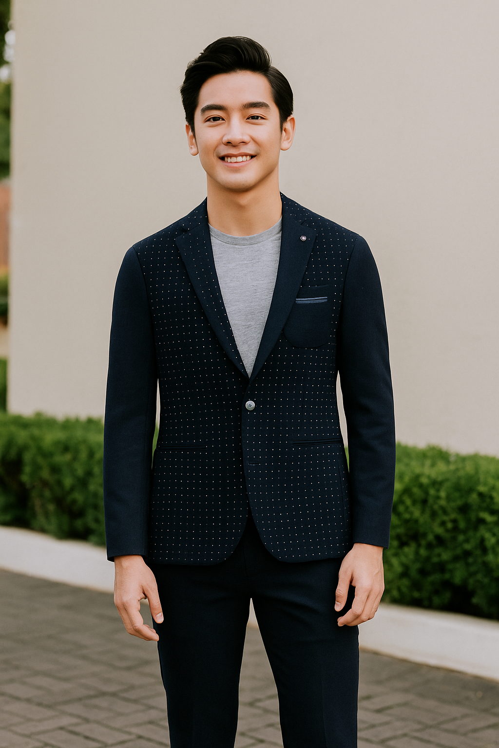 Áo vest blazer hàn quốc AVB070