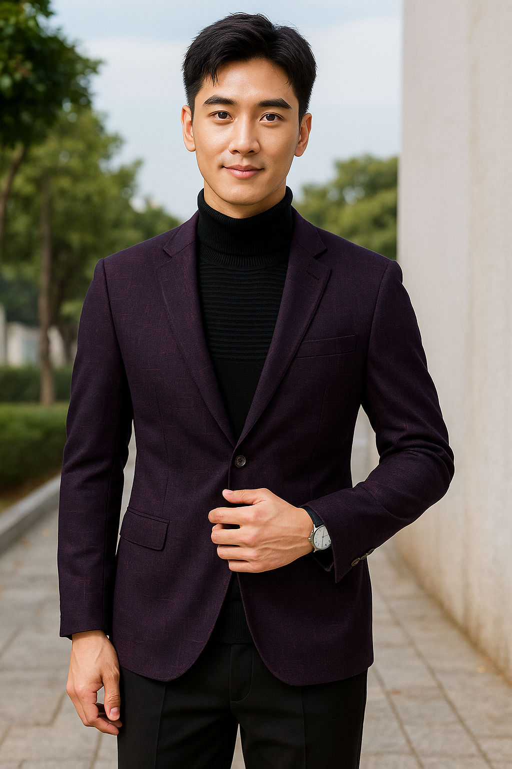 Áo vest blazer hàn quốc AVB076