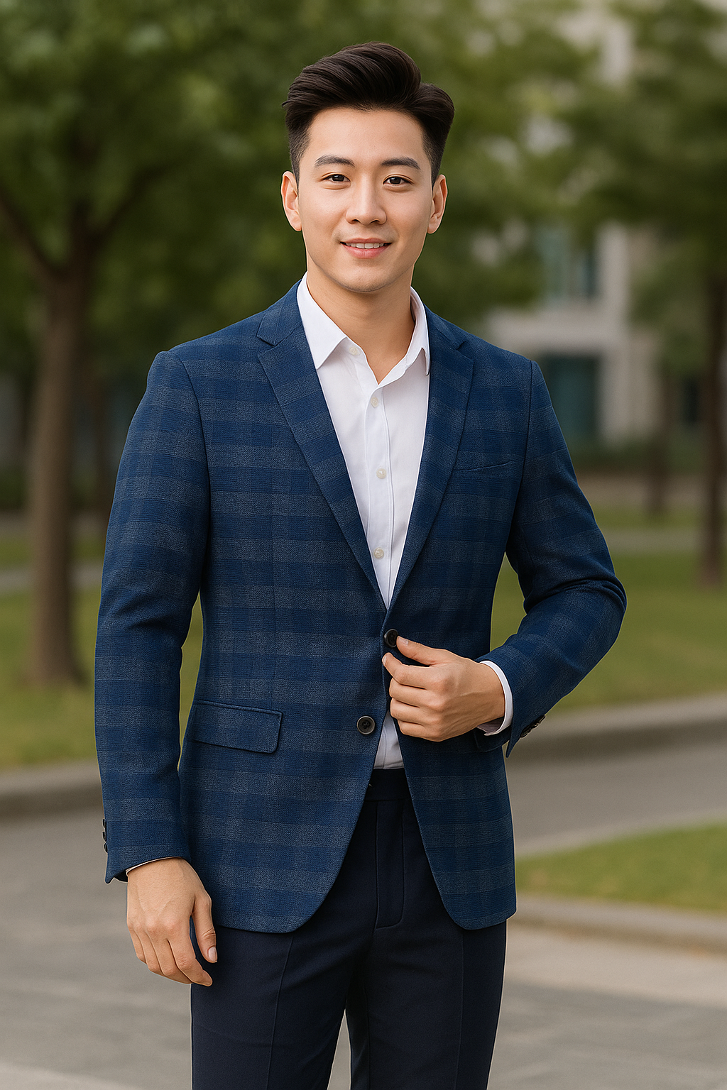 Áo vest blazer hàn quốc AVB077