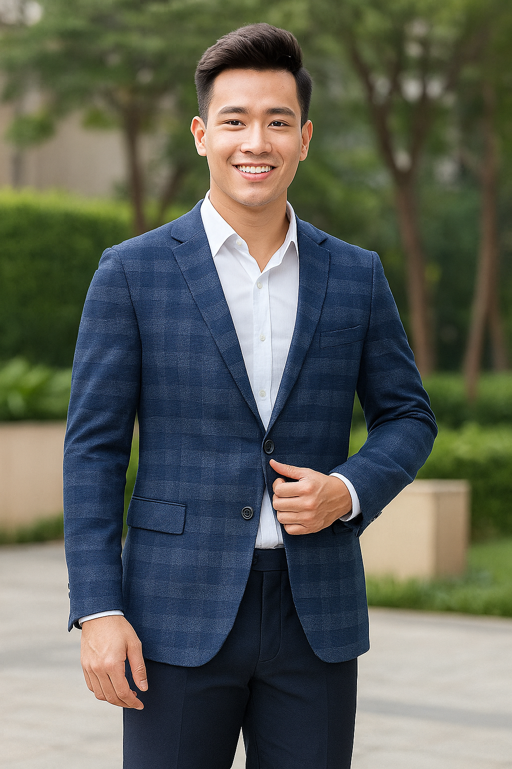 Áo vest blazer hàn quốc AVB077
