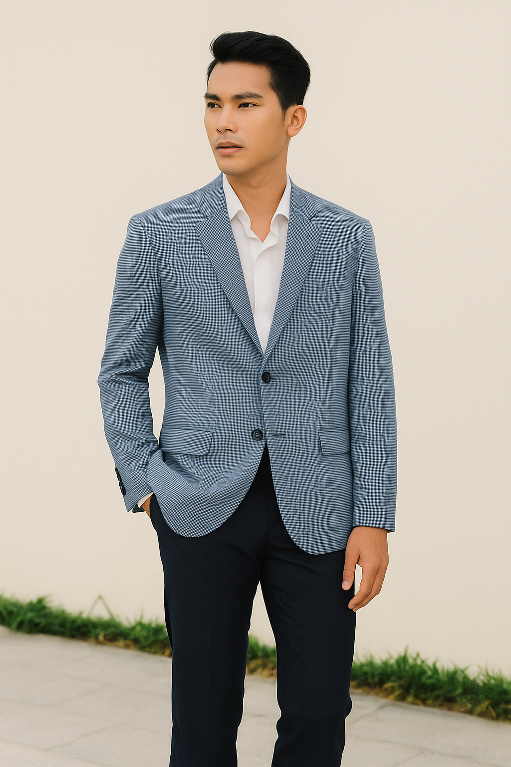 Áo vest blazer hàn quốc AVB161