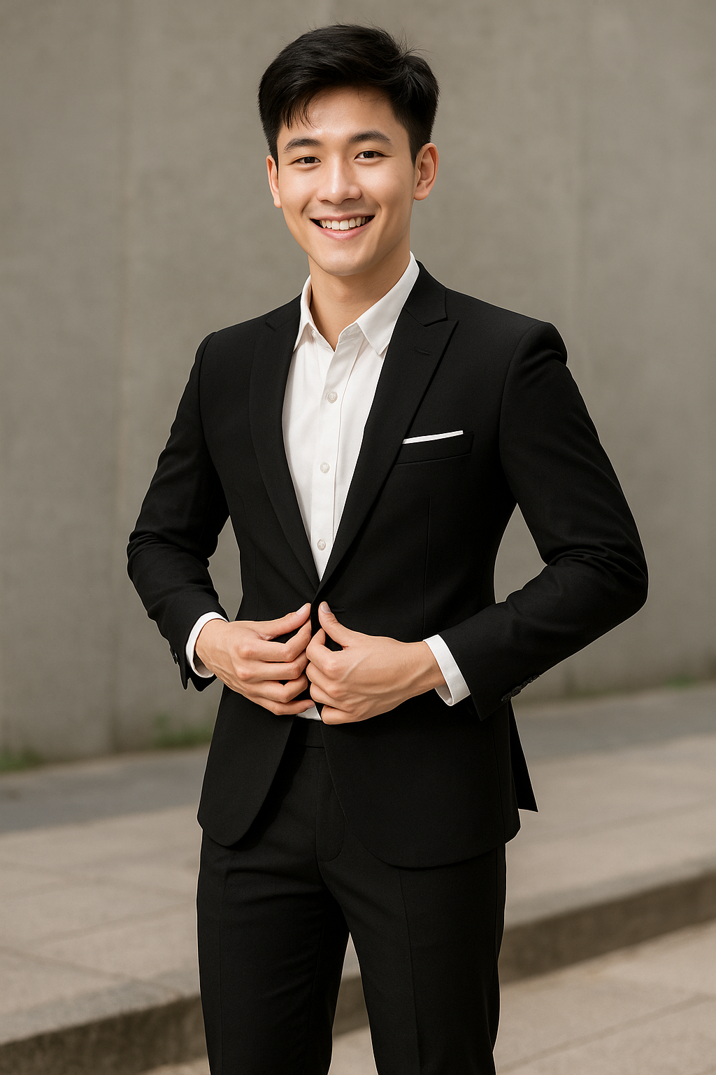 Áo vest đen 300 basic AV300B