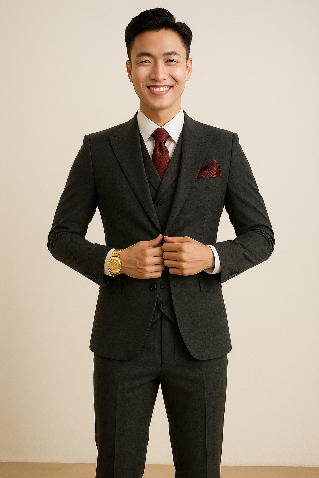 Áo vest kẻ đậm 79 AV079