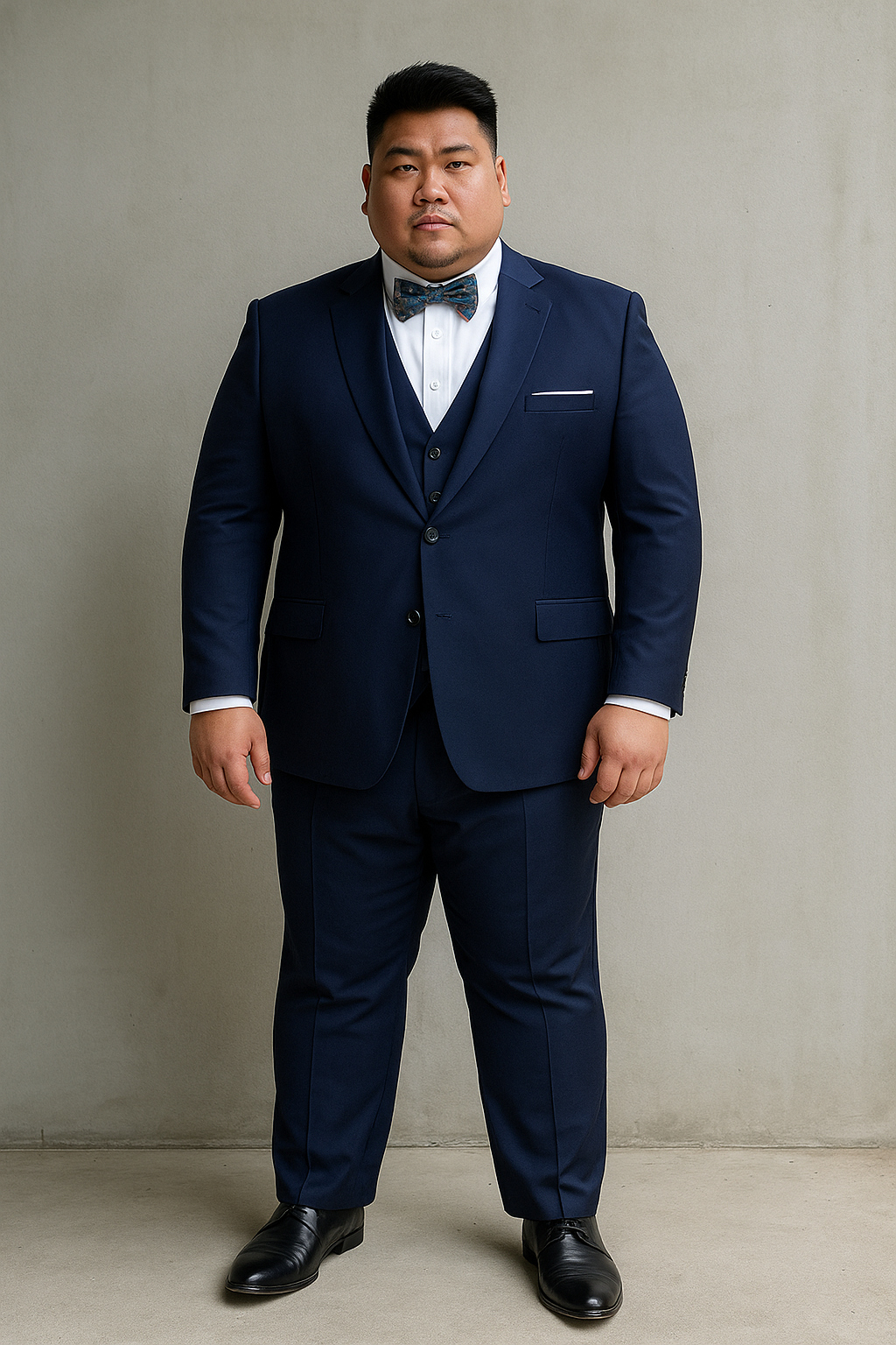 Áo vest xanh navy big size trẻ 80-140kg