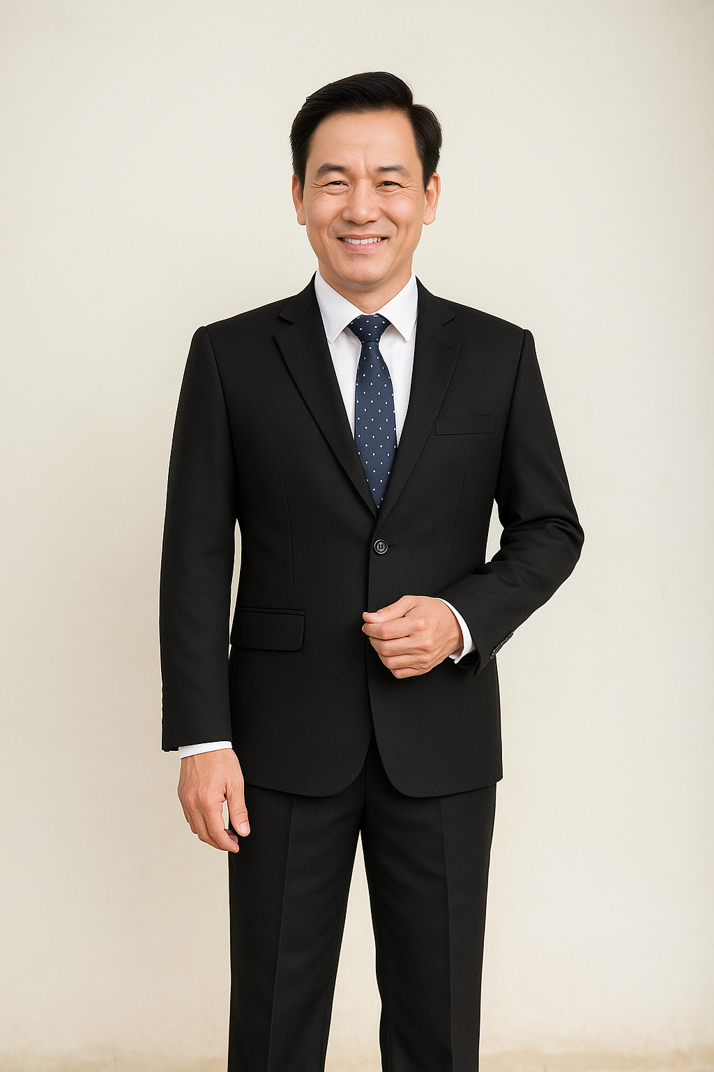 Bộ vest đen ánh kim TN001