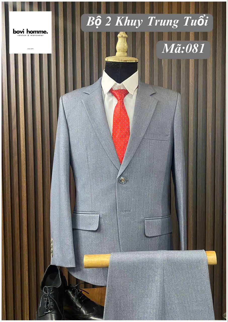 Bộ vest trung niên M081