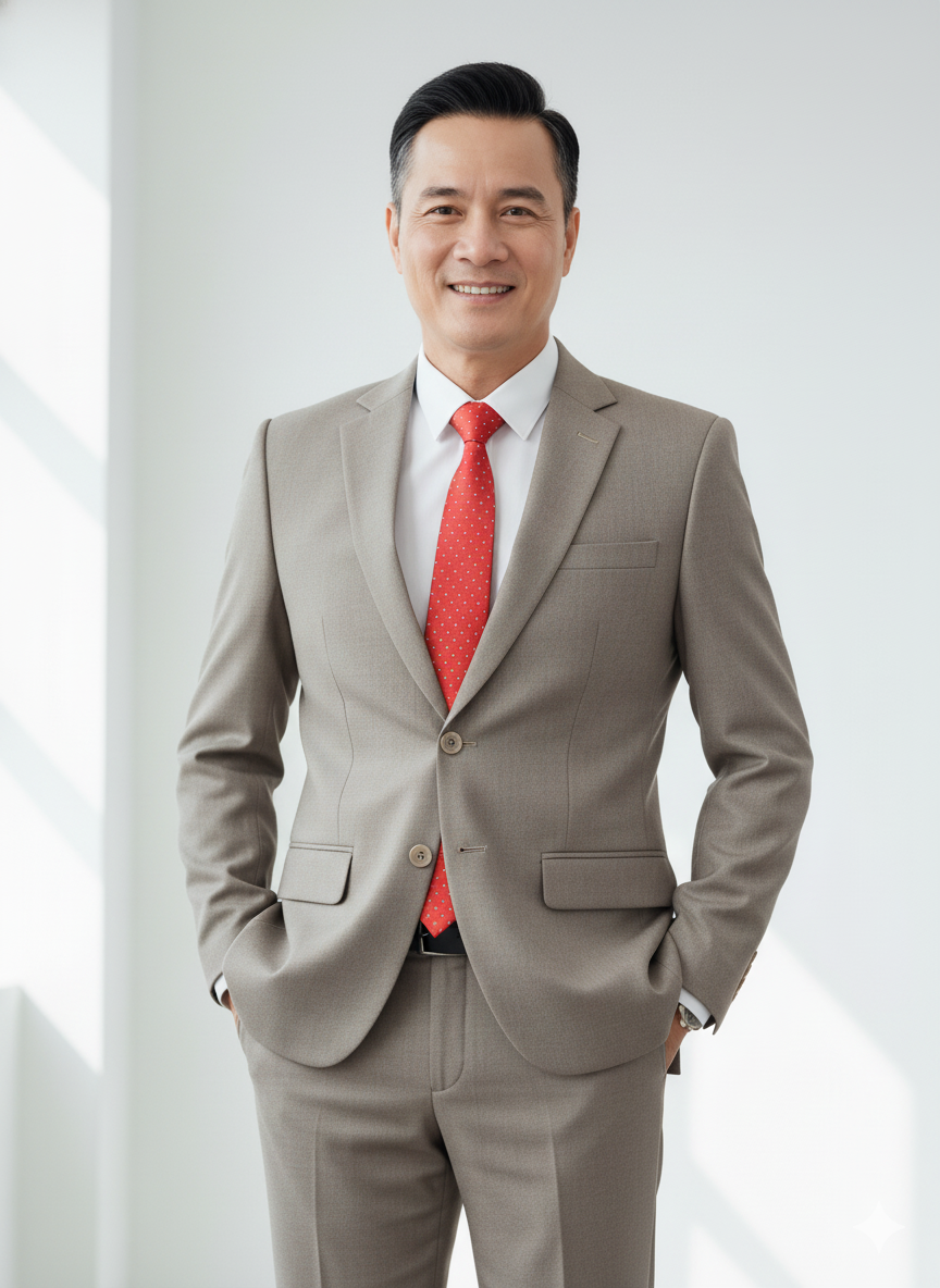 Bộ vest trung niên M086