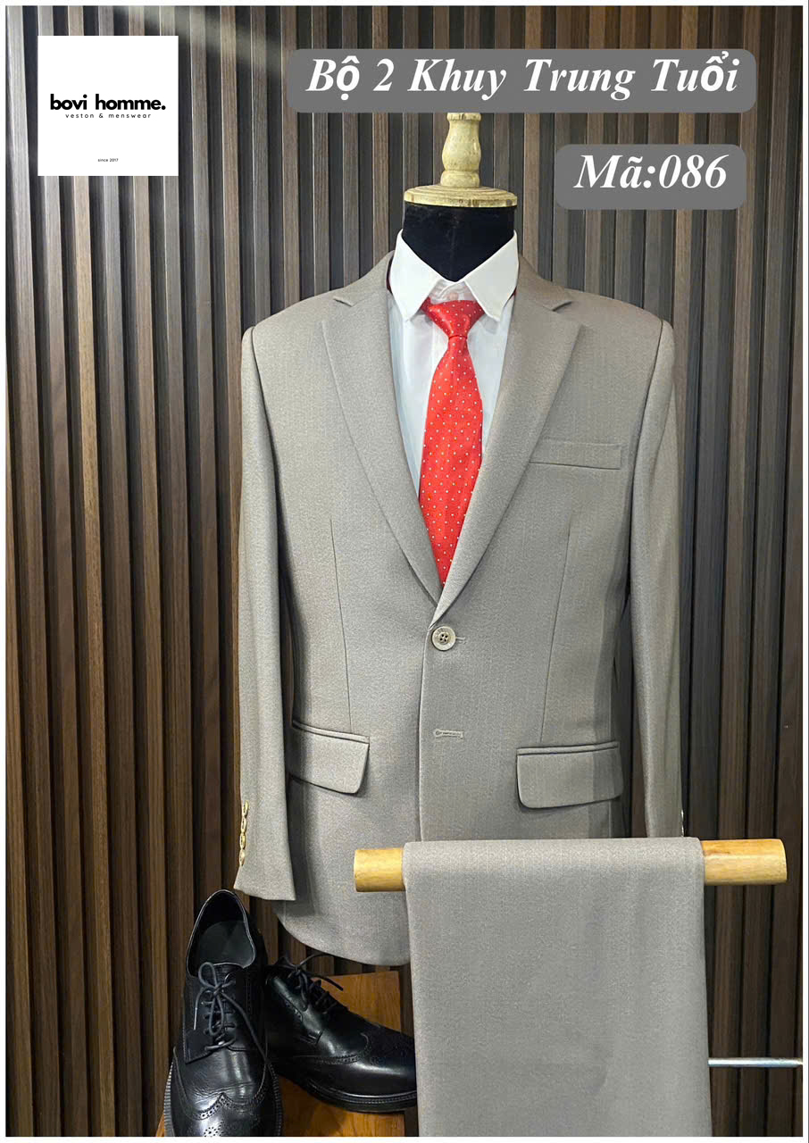 Bộ vest trung niên M086