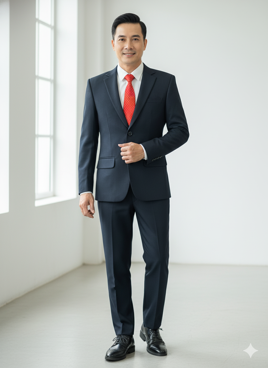 Bộ vest trung niên M087