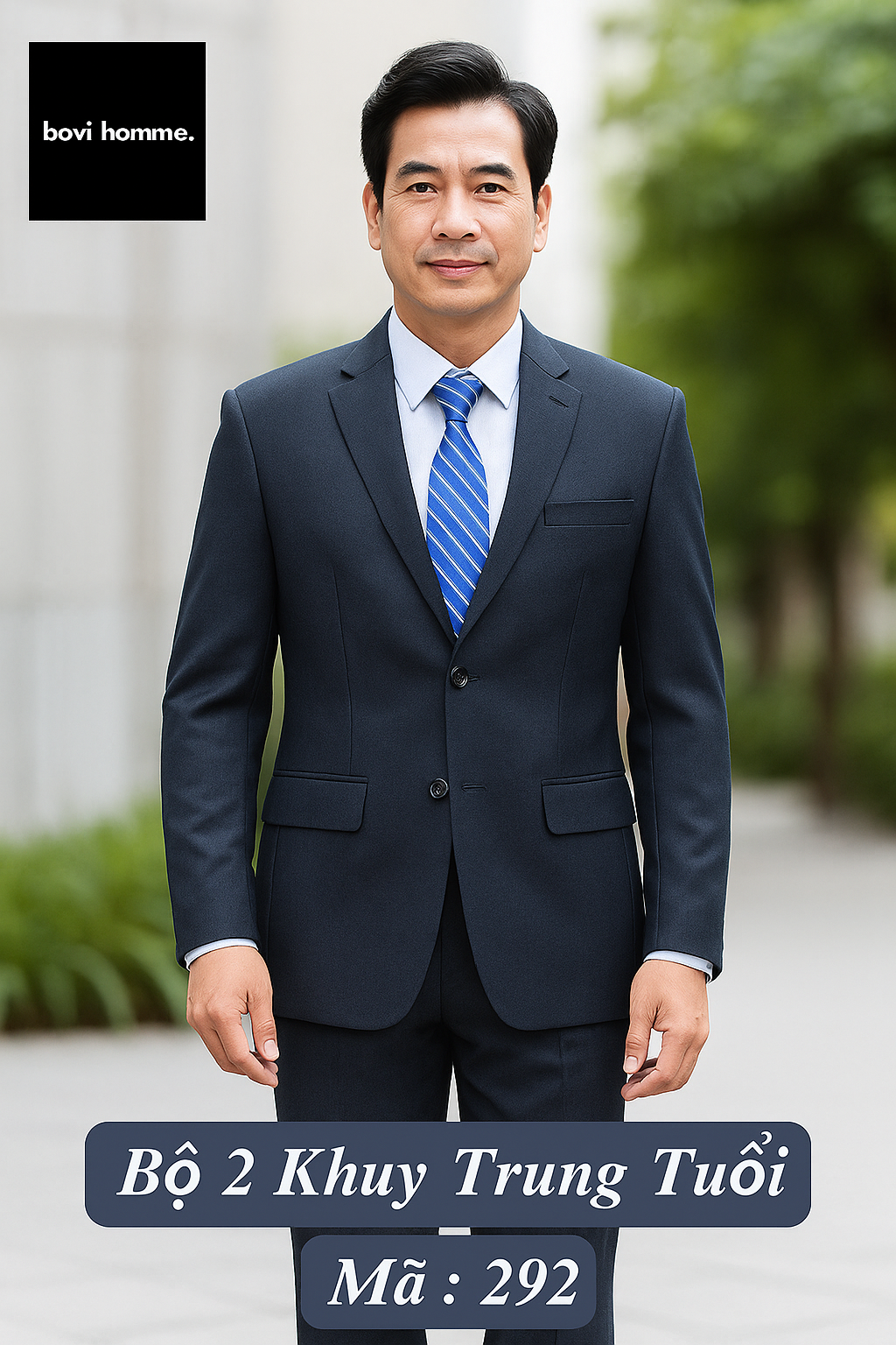Bộ vest trung niên M292