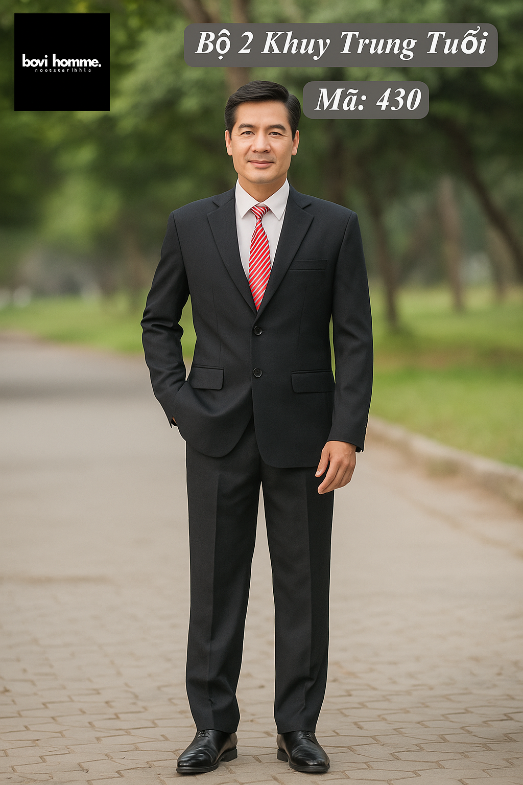 Bộ vest trung niên M430