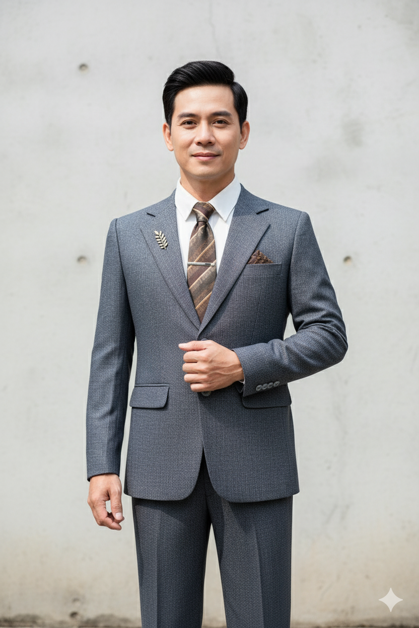 Bộ vest trung niên TN30225